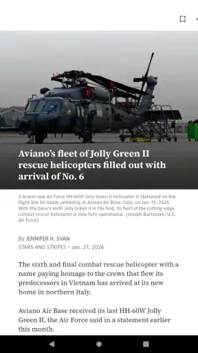 Stars & Stripes: Military News screenshot