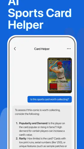 StarSnap: Sports Card Scanner screenshot