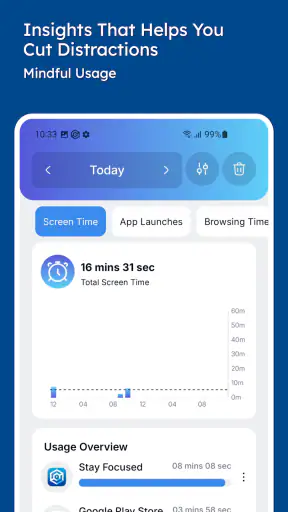 Stay Focused: Site/App Blocker screenshot