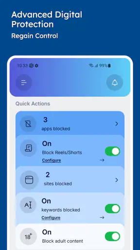 Stay Focused: Site/App Blocker screenshot