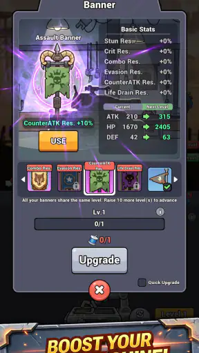 Steelborn: Tank Idle RPG screenshot