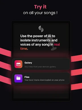 Stemz: AI Tool for Musicians screenshot