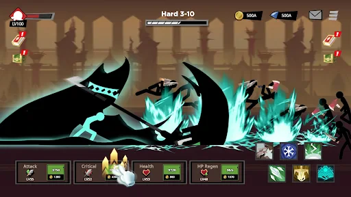 Stickman vs Monster: Idle RPG screenshot
