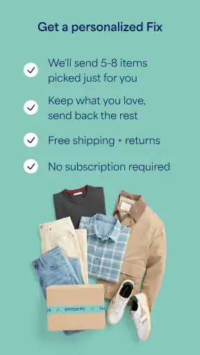 Stitch Fix: Style made easy screenshot