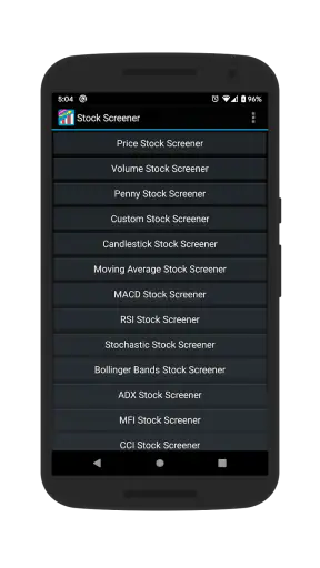 Stock Screener screenshot