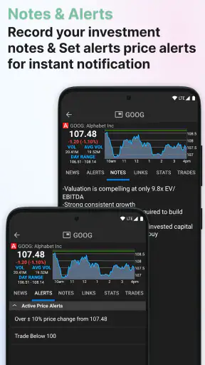 Stocks: Realtime Quotes Charts screenshot