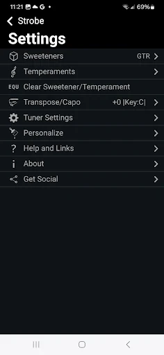 Strobe screenshot