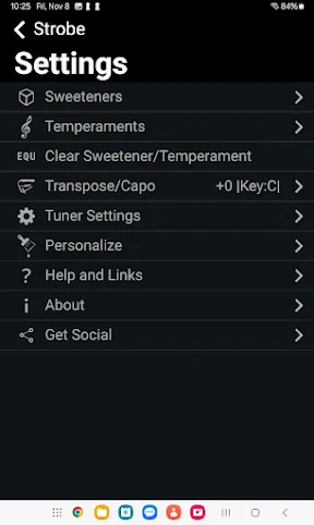 Strobe screenshot