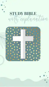 Study Bible with explanation screenshot