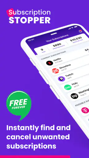 Subscription Stopper & Manager screenshot