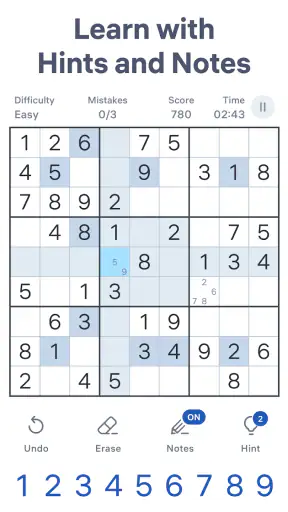 Sudoku.com - Classic Sudoku screenshot
