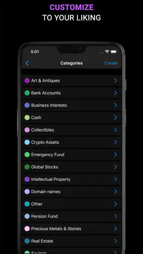 Sumio: Net Worth Tracker screenshot