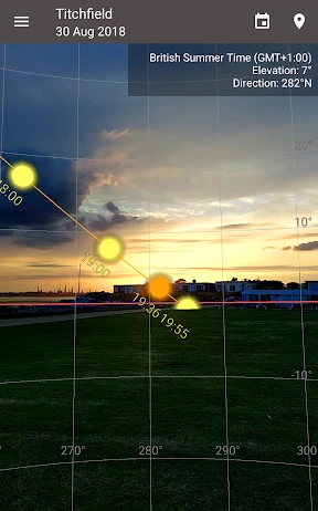 Sun Position, Sunrise/set PRO screenshot