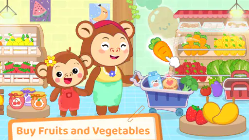 Supermarket Game Kids Shopping screenshot