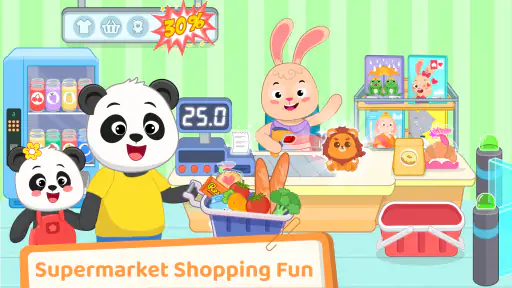 Supermarket Game Kids Shopping screenshot