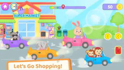 Supermarket Game Kids Shopping screenshot