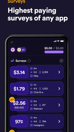 Survey Spin: Get paid cash! screenshot