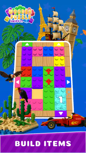 Swipe It: Board Wooden Puzzle screenshot