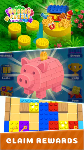 Swipe It: Board Wooden Puzzle screenshot