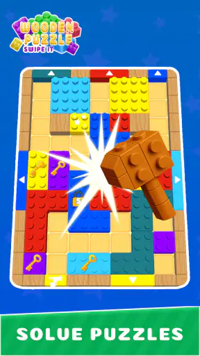 Swipe It: Board Wooden Puzzle screenshot