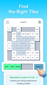 Syllatiles - Word Puzzle Game screenshot