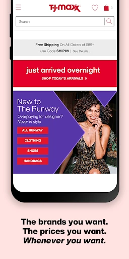 T.J.Maxx screenshot