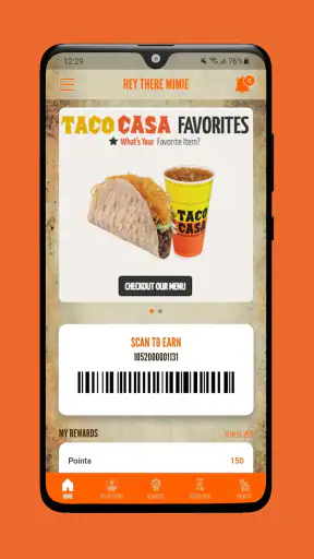 Taco Casa Loyalty screenshot