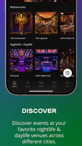 Tao Group Hospitality Rewards screenshot