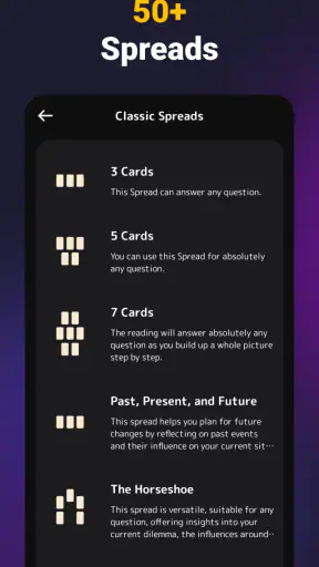 Tarot Card Reading and Meaning screenshot