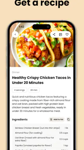 AI Recipe Generator: TasteBot screenshot