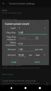Taximeter screenshot