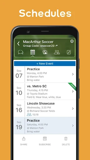 TeamReach - Your Team App screenshot