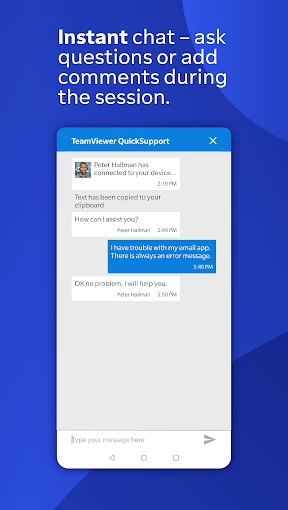 TeamViewer QuickSupport screenshot