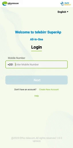 telebirr screenshot