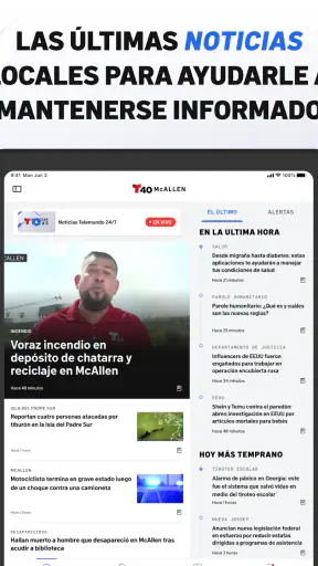 Telemundo 40 McAllen Noticias screenshot