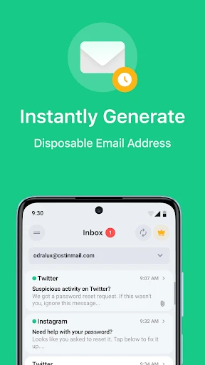 Temp Mail - Temporary Email screenshot