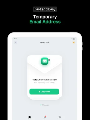 Temp Mail - Temporary Email screenshot