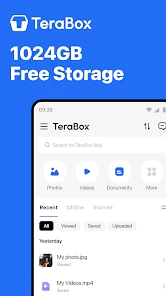 TeraBox: 1TB Cloud & AI Space screenshot