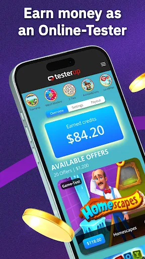 testerup - earn money screenshot