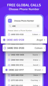 Text, Call & Phone number screenshot