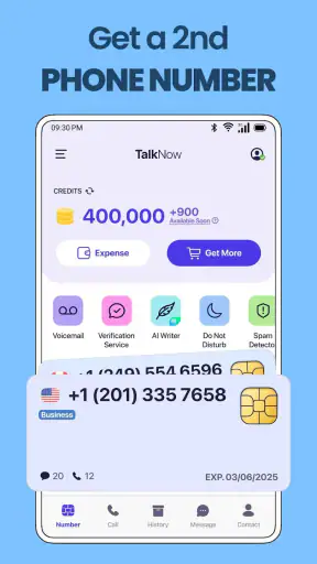 TextNum: Call + Text for Now! screenshot