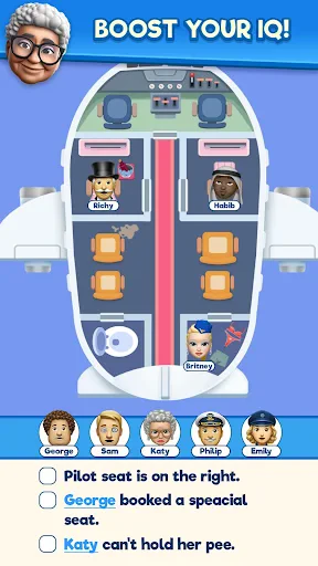 That's My Seat - Logic Puzzle screenshot