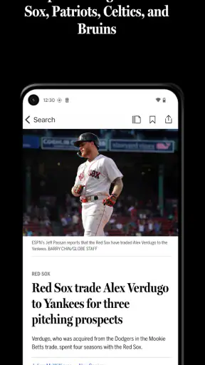 The Boston Globe screenshot