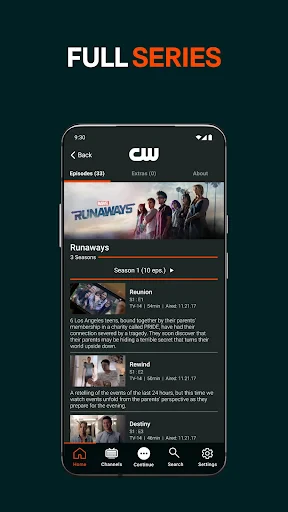 The CW screenshot
