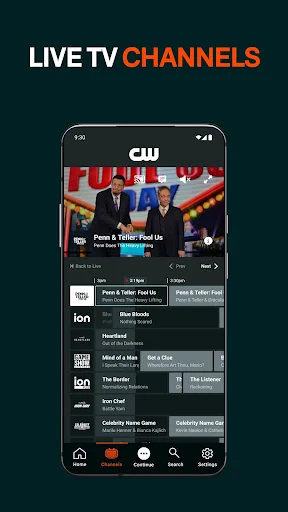 The CW screenshot