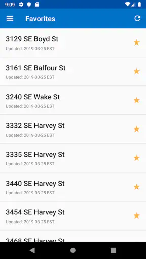 The Driving For Dollars App screenshot