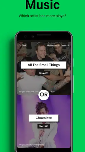 The Higher or Lower Game screenshot