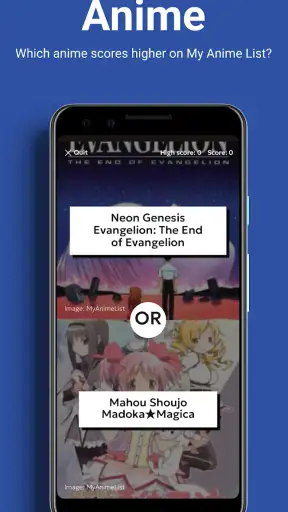 The Higher or Lower Game screenshot