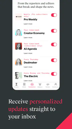 The Information: Tech News screenshot