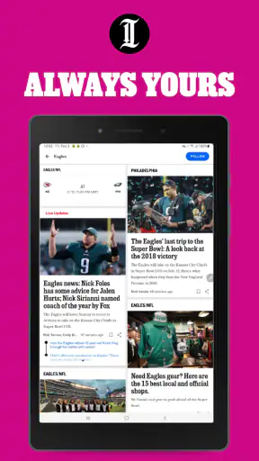 The Philadelphia Inquirer screenshot